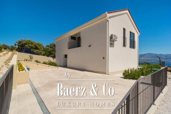 photo 7 Brač, Škrip, luxury villa with pool + building plot 1000 m2 with project