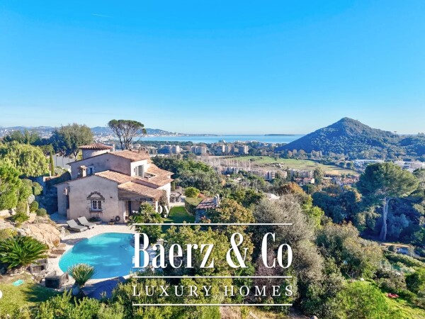 photo 2 Mandelieu's hill - Provencal-style villa - Sea view