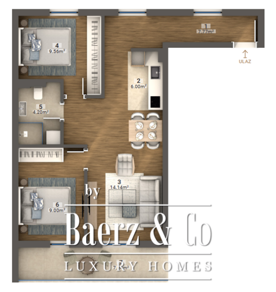 photo 8 Two Bedroom Apartment in Kotor by the Sea