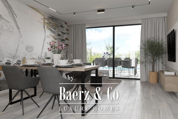 photo 5 Krk, luxury apartment in a new building, center of Njivice, first row to the sea NKP 140 m2