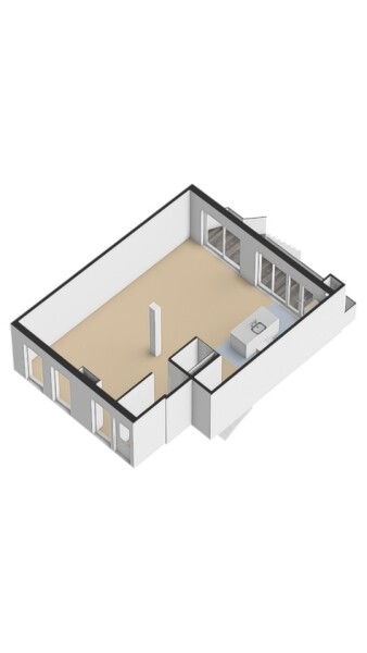 Floor Plan 2 - Tweede Kostverlorenkade 127 H