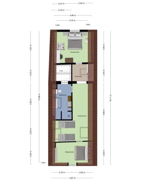 Floor Plan 4 - Lievevrouwestraat 54