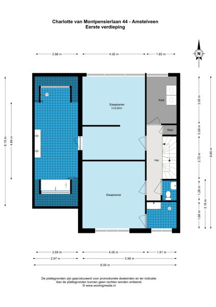 Floor Plan 2 - Charlotte van Montpensierlaan 44