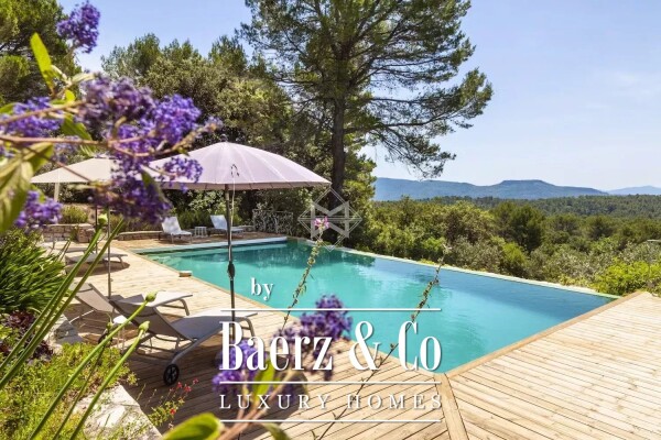photo 2 Hinterland of Fayence – Authentic Stone Mas with Panoramic View