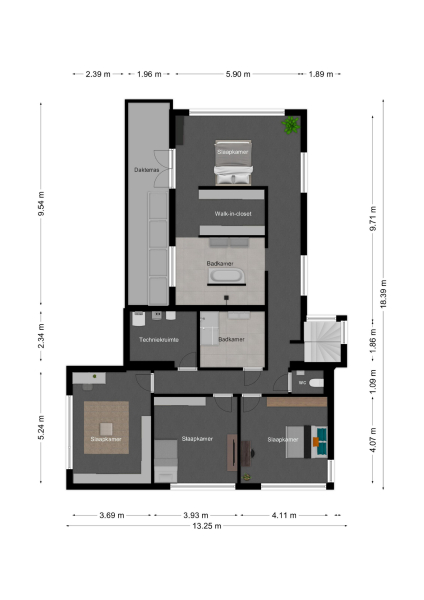 Floor Plan 2 - Koningskaars 20