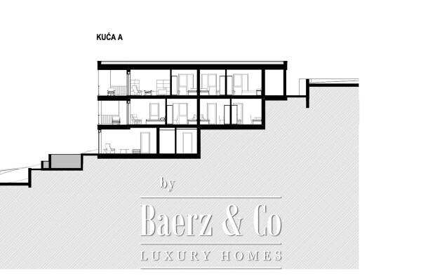 photo 8 Kostrena, NEW BUILD, luxurious two-level five-bedroom apartment with sea view, swimming pool