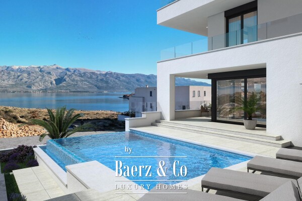 photo 4 Zadar, Vinjerac, luxury villa in the first row by the sea