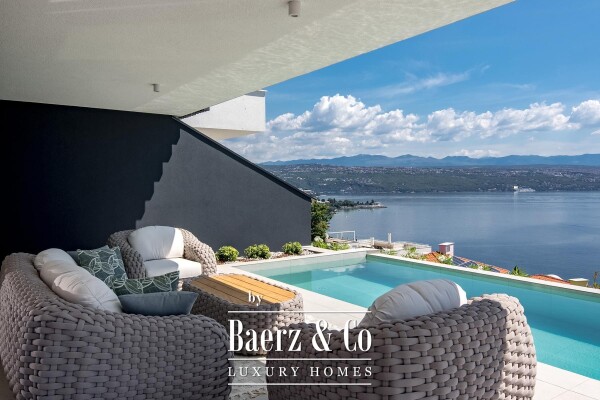 photo 4 Opatija, luxurious four-bedroom apartment with private pool and SPA area