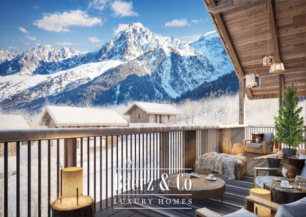 photo 2 3 bedrooms duplex apartment + sleeping area - La B des Glaciers - New development near Chamonix