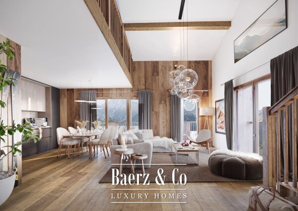 photo 3 2 bedrooms duplex apartment + sleeping area - La B des Glaciers - New development near Chamonix