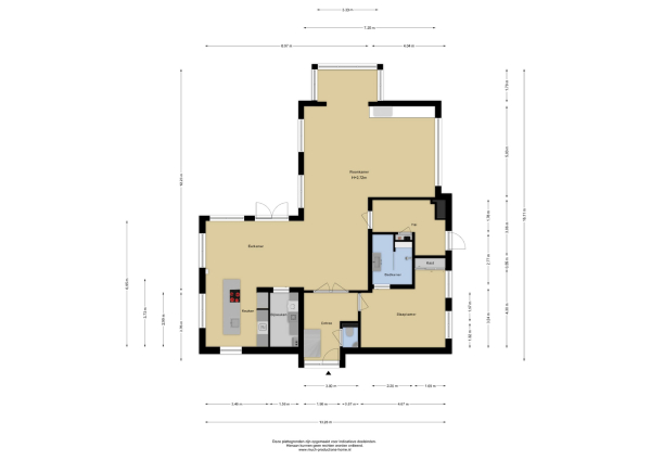 Floor Plan 2 - Frederik Hendrikstraat 15