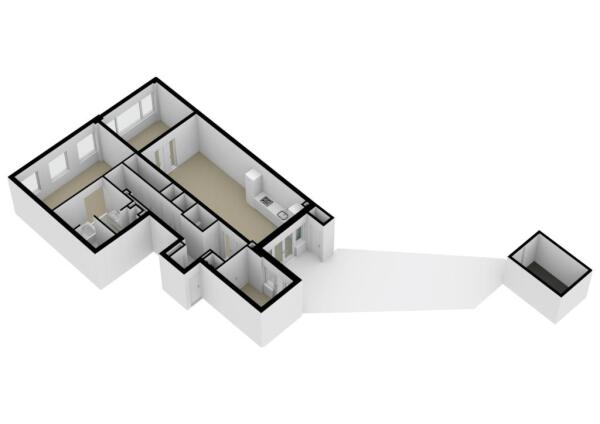 Floor Plan 2 - Minervaplein 34 H