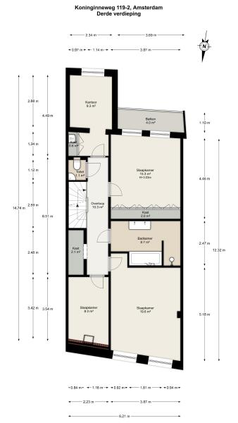 Floor Plan 4 - Koninginneweg 119 2